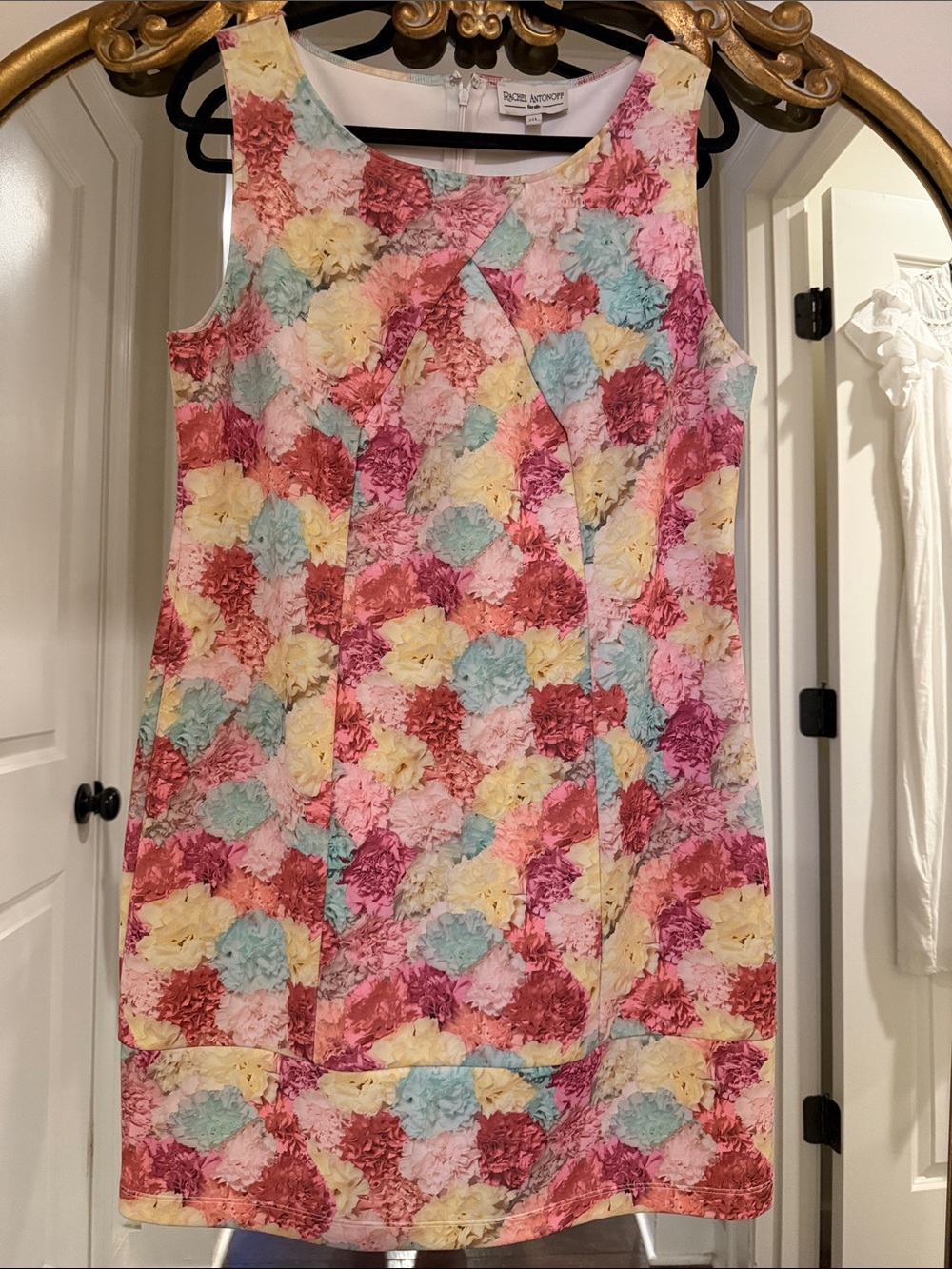 Rachel Antonoff x gb Sam Dress Carnations Pink, Size XL